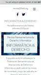Mobile Screenshot of informaticayderecho.org